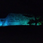 座喜味城跡ライトアップ